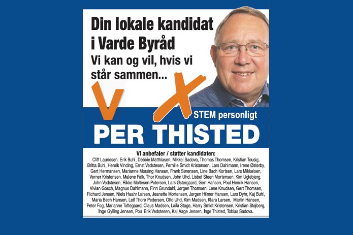 Din lokale kandidat i Varde Byråd - Vi kan og vil, hvis vi står sammen...