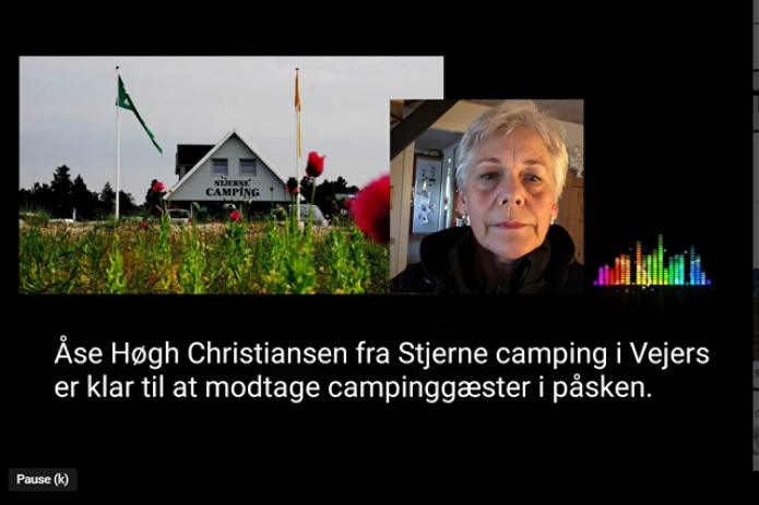 Stjerne camping i Vejers er klar til at modtage campinggæster i påsken.