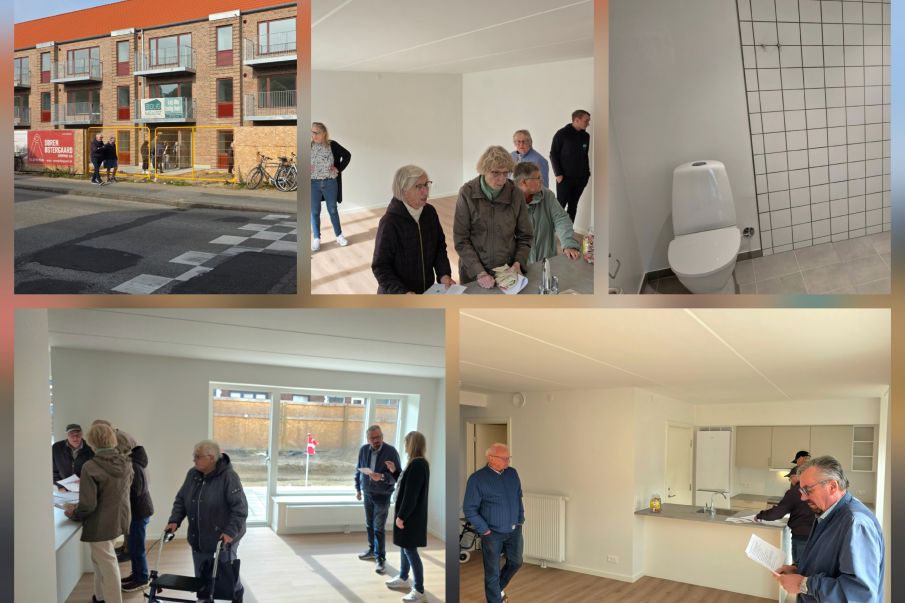 Små 300 til åbent hus - Stor interesse for nye lejligheder på Østerbro i Ølgod