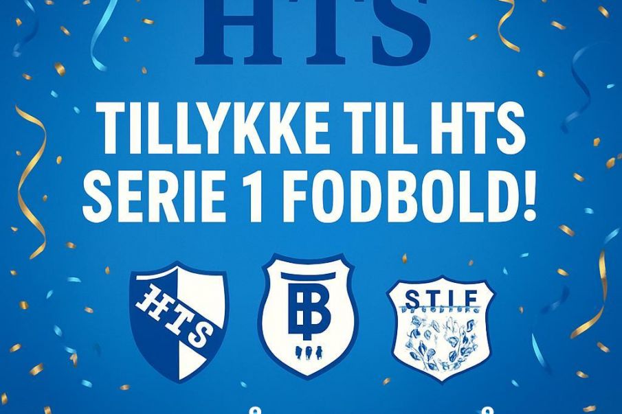 HTS Serie 1 blev i aften klar til at spille serie 1 fodbold til foråret – uden selv at spille!