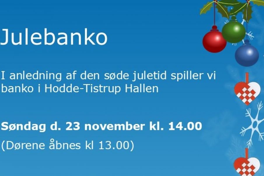 Julebanko med TistrupSpejderne!