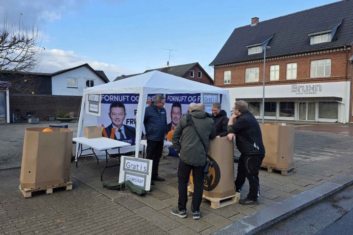 I dag var det “Før-Halloween” fredag på Torvet i Tistrup.