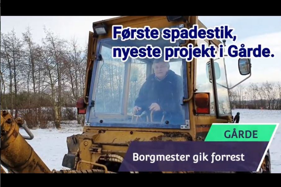 Gårde - Borgmester gik forrest!