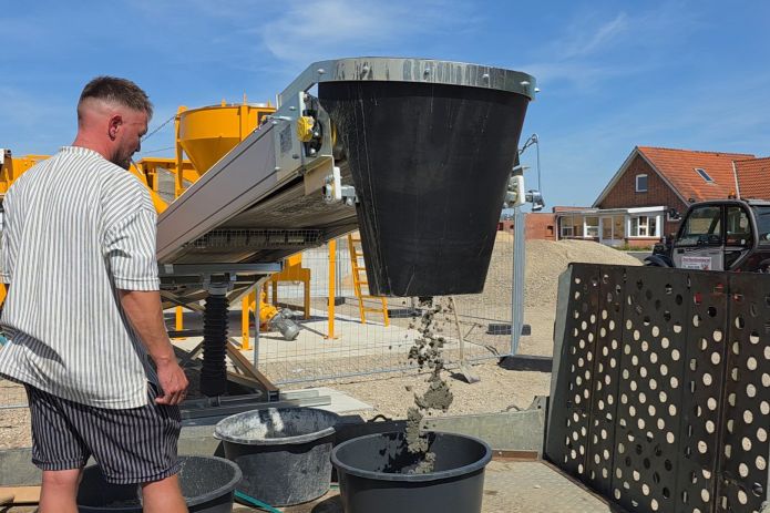 Åbent hus - nu åbner Toft Udlejning nye Fibo Collect drive‑in beton‑anlæg.  .