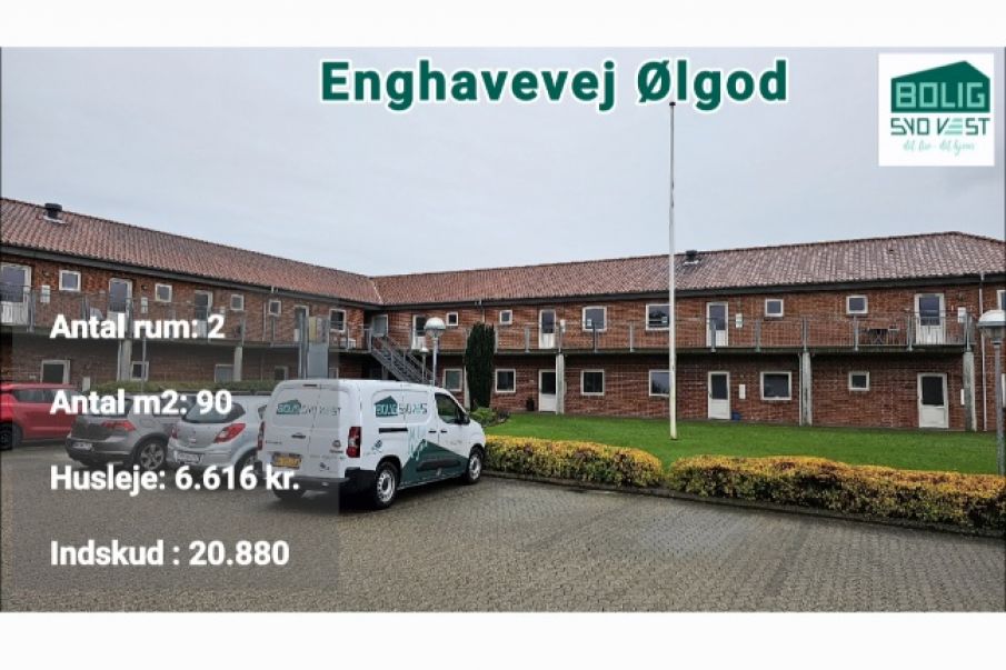 Flot istandsat lejlighed tæt på hjertet af Ølgod.