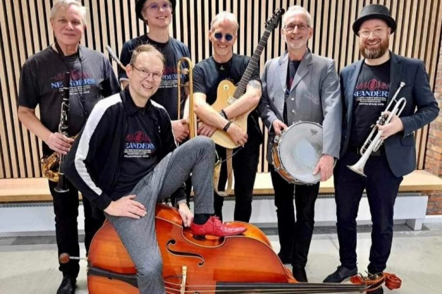 Jazzaften med "NEANDERS" på Hotel Hjedding.