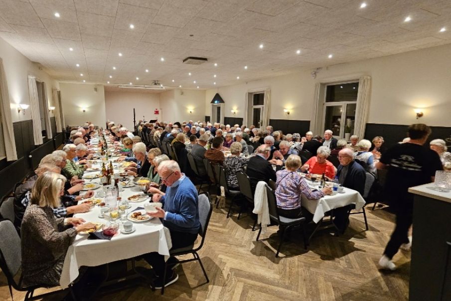 Fra ældresagens ”spis sammen” på Hotel Hjedding
