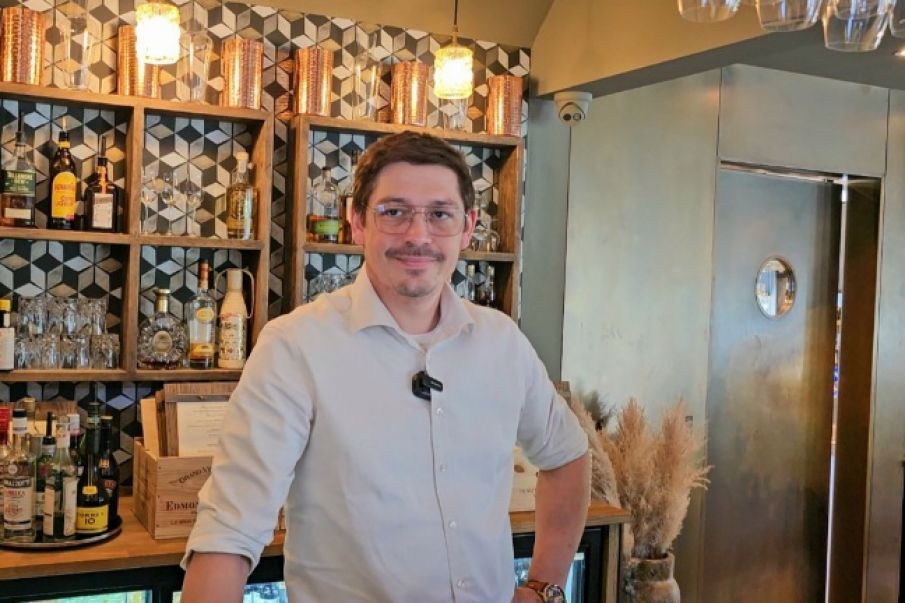 Indslag fra Dine & Wine i Vejers, jeg fik en snak med Kaare Byskov