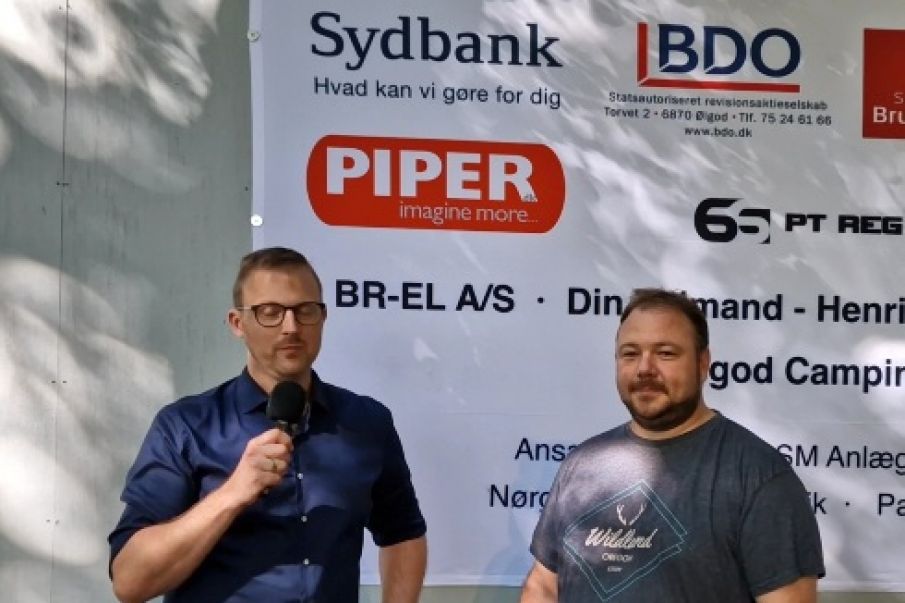 Drabanterne modtog 15000 kr. fra Sydbank Fonden.