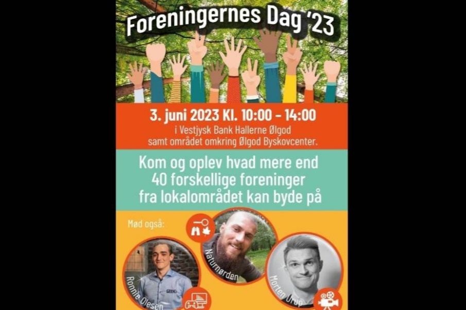 Kom og vær med til foreningernes dag i Ølgod Hallerne