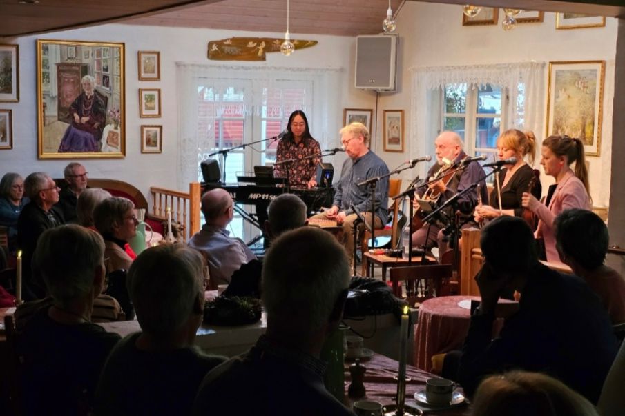 Fra julekoncert i Mariehaven i dag