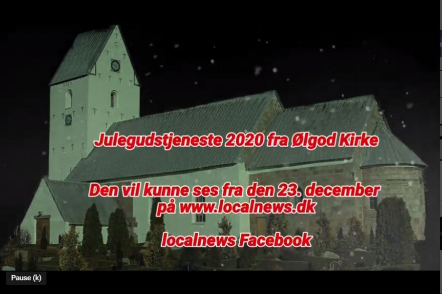 Se - Julegudstjeneste 2020 fra Ølgod Kirke