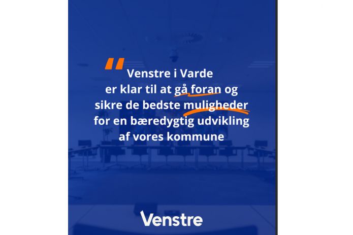 Venstre i Varde er klar til at gå foran...