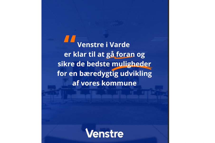 Venstre i Varde er klar til at gå foran...