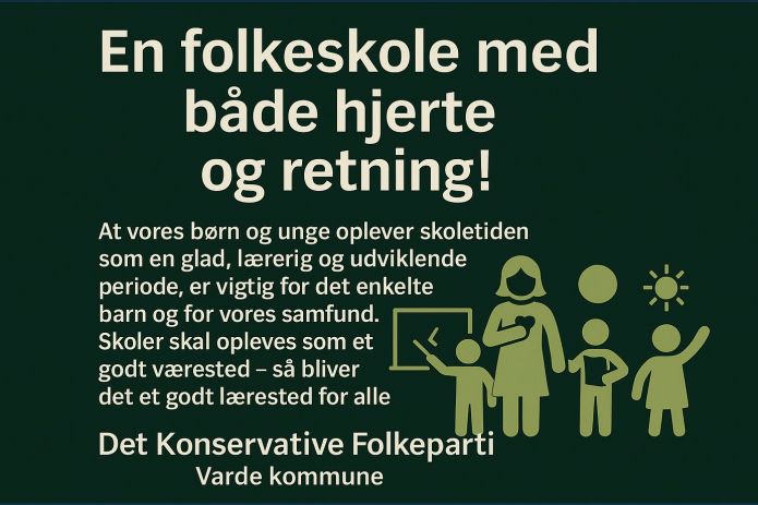 EN FOLKESKOLE MED HJERTE OG RETNING