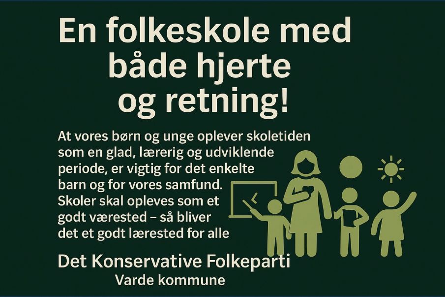 EN FOLKESKOLE MED HJERTE OG RETNING