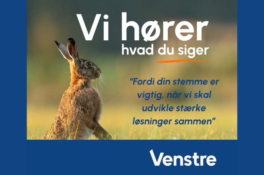 Vi hører, hvad du siger