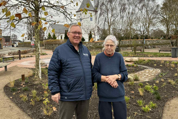 Nyt flot torv i Ansager.