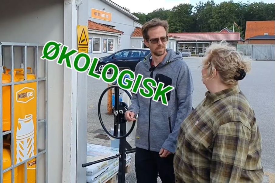 Berit og Torben er løbet tør for gas.