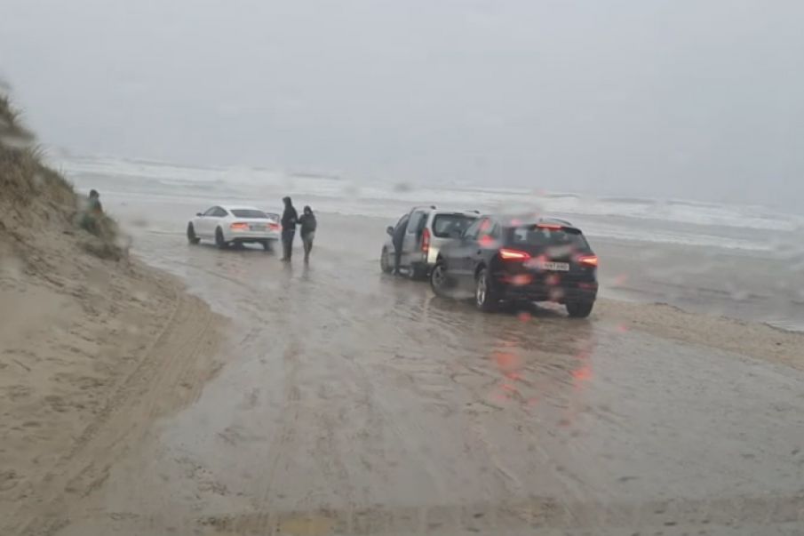 Storm ved Vejers Strand